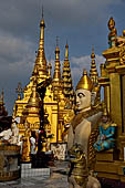 Yangon Myanmar. Shwedagon Pagoda (the Golden Stupa).  